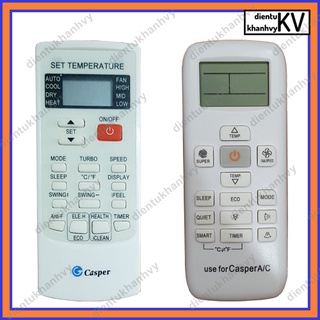 Remote Máy Lạnh Casper 2 Chiều Giá Rẻ