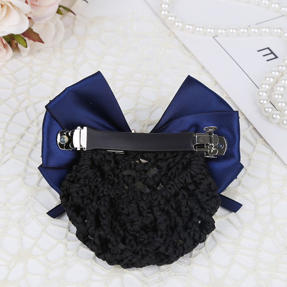 Kẹp Lưới Búi Tóc Đính Nơ Xinh Xắn Cho Nữ