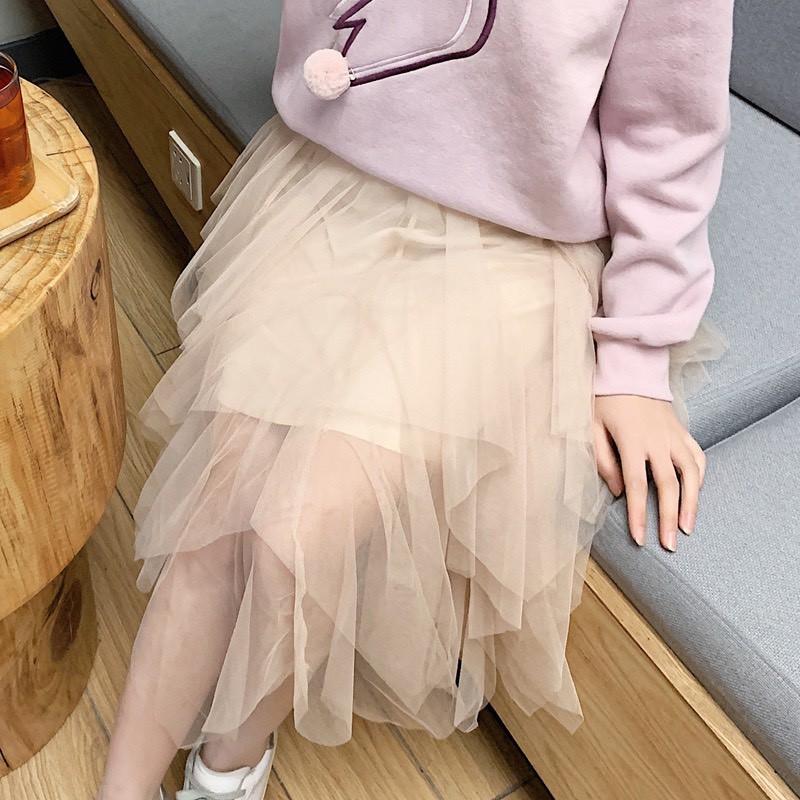 Chân Váy Voan Dài Màu Nude Siêu Xinh Hàng Loại 2 Freeship,Váy Voan Công Chúa Cạp Cao Sinh Viên Có Ảnh Thật Kèm Video | BigBuy360 - bigbuy360.vn