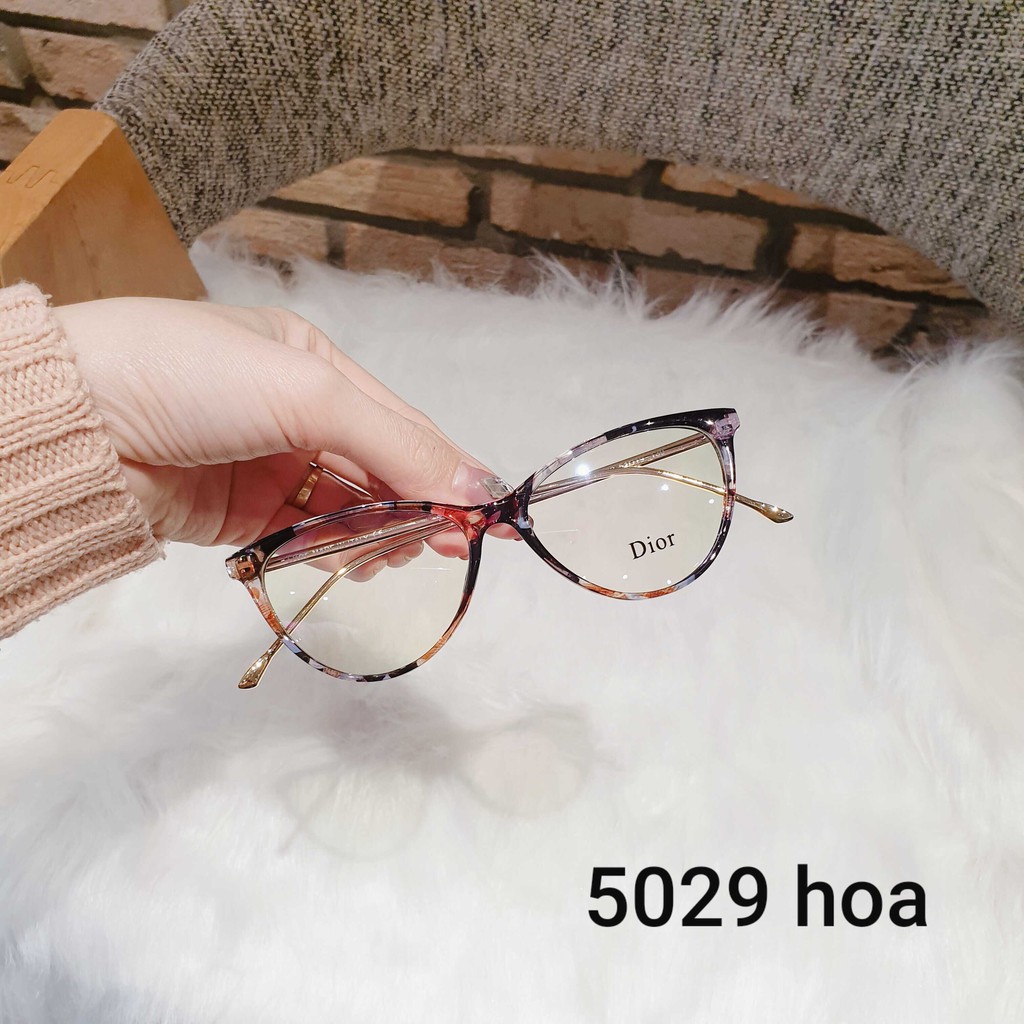Gọng kính thiết kế dáng mắt mèo, Gọng kính cận mắt mèo càng kim loại chắc chắn 5029 | BigBuy360 - bigbuy360.vn
