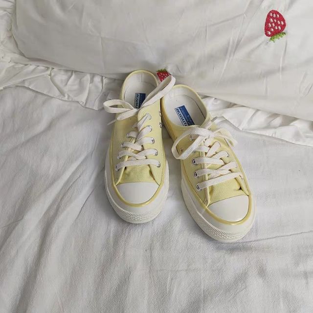 [SALE] GIÀY SỤC/ ĐẠP GÓT ULZZANG VẢI 1970s ❌ Y ẢNH 💯* SZ NAM LINK KHÁC | BigBuy360 - bigbuy360.vn