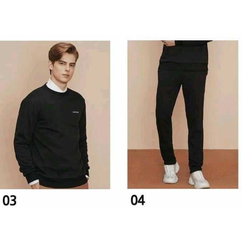 Sét bộ nỉ nam lót lông Montbell 2 áo 1 quần