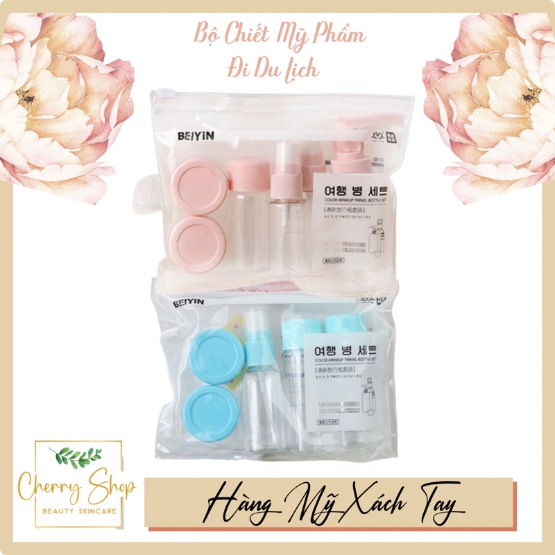 Bộ Chiết Mỹ Phẩm Du Lịch 7 Món - Tiện Ích - Hàng Loại 1