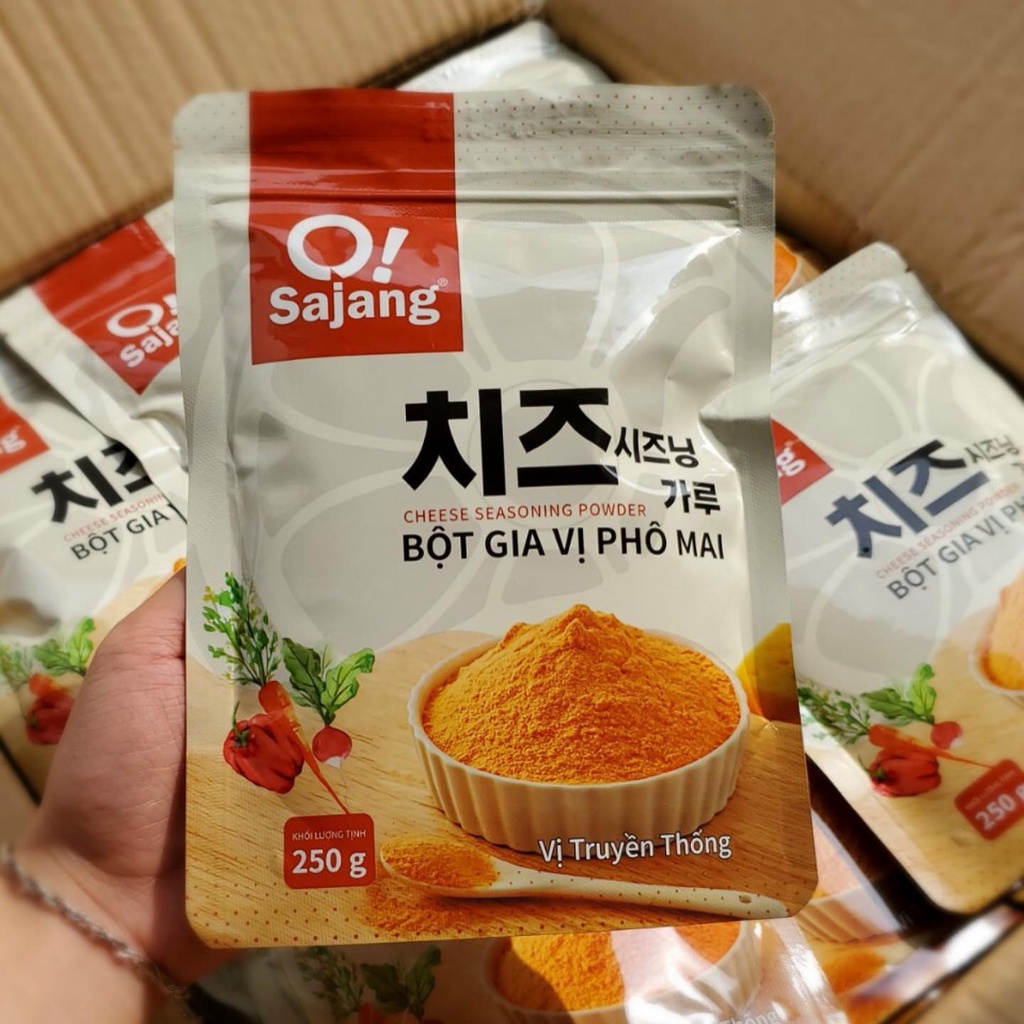 Bột phô mai  lắc khoai tây, bánh gạo Osajang 250gr, 100gr