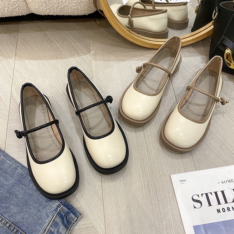 Giày búp bê nữ  cao gót lolita  TANDA STORE BB01