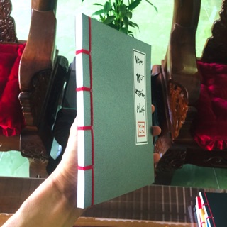 Sổ cổ trang gáy khâu 200 trang Việt Nữ Kiếm Pháp