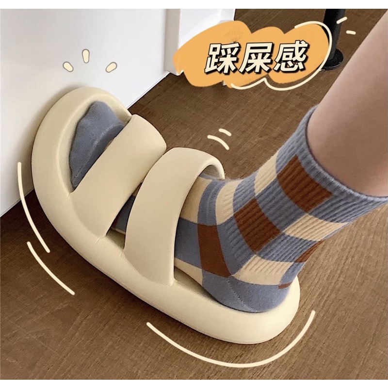 Dép bánh mì 2 quai,dép 2 quai ngang nam nữ sandal hot trend