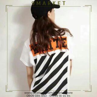 Áo thun off white orange