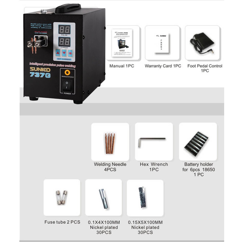 Máy Hàn Cell Pin SUNKKO 737G