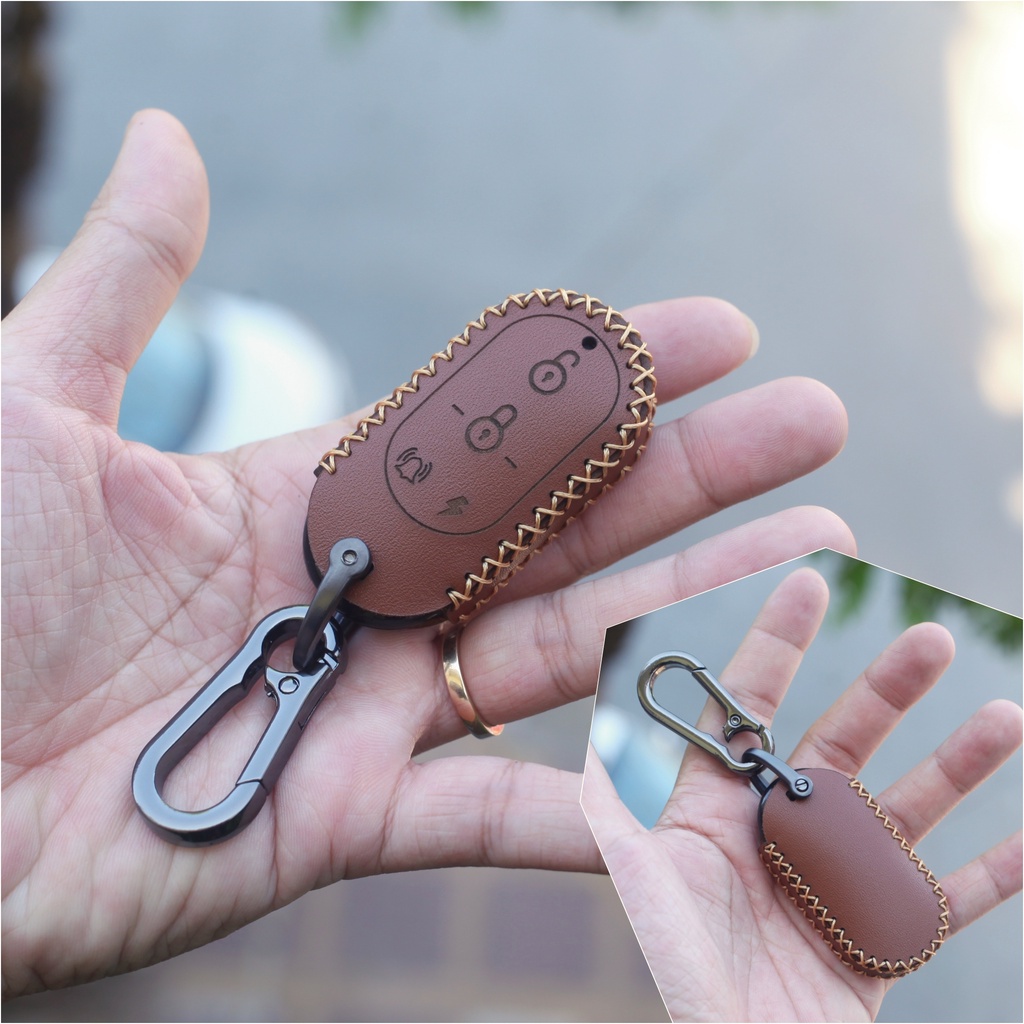 Bao da chìa khoá Xe điện YADEA, Yadea M6i handmade da thật