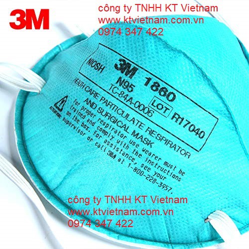 KHẨU TRANG LỌC VIRUT CÚM 3M 1860 N95