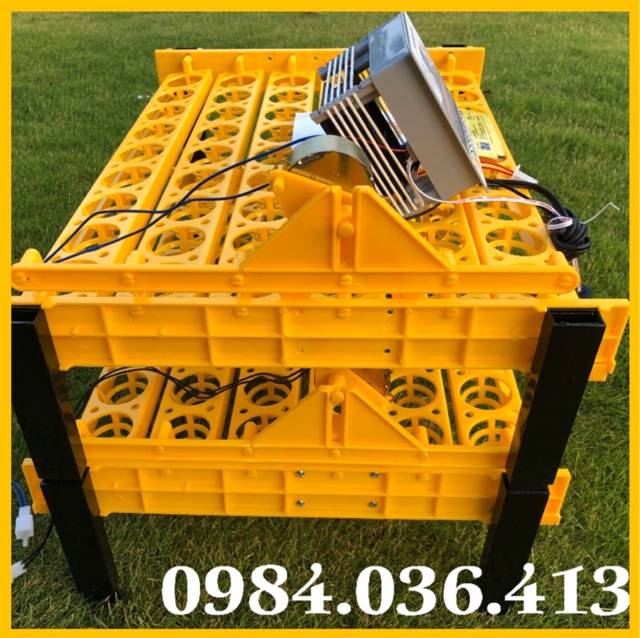 Máy ấp trứng mini Ánh Dương P100 kèm khay đảo tự động 108 trứng - máy tự lắp thùng xốp