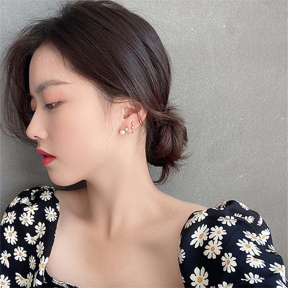 Khuyên Tai NORMAN Đính Ngọc Trai Đơn Giản Thời Trang Phong Cách Hàn Quốc Cho Nữ
