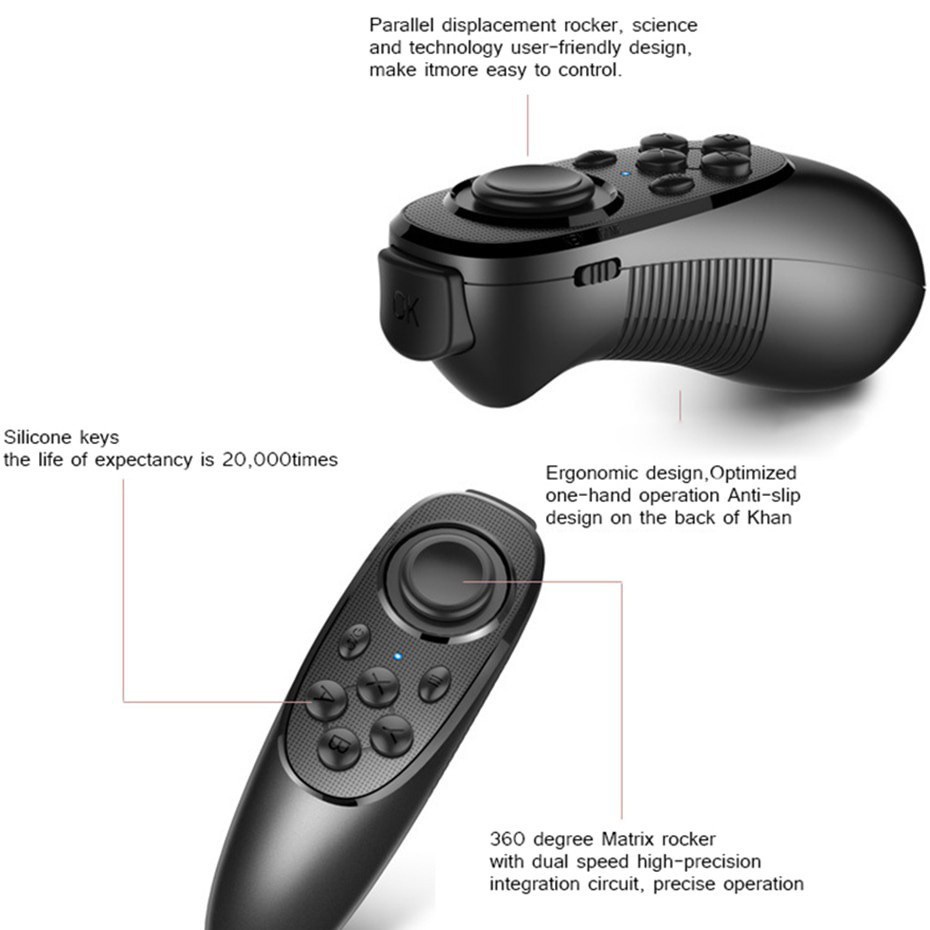 Tay Cầm Chơi Game Pubg Mocute 052 Kết Nối Bluetooth Cho Điện Thoại Thông Minh / TV / PC