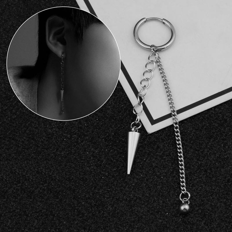 Bông tai chất liệu đồng dáng dài độc đáo