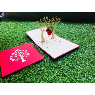 Thiệp 3D cây tình yêu - Thiệp 3D tình yêu
