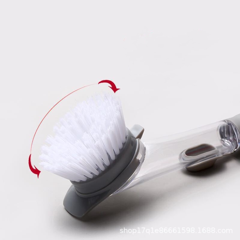 1 Bộ Bàn Chải Cọ Rửa Xoong Nồi Đầu Xốp Tay Cầm Dài Khử Trùng Đa Năng Cho Nhà Bếp Nhà Tắm