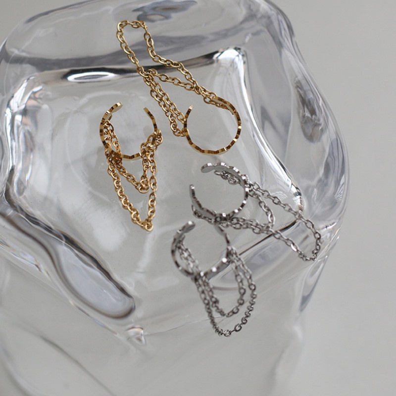 Bông Tai Kẹp Vành Titan Ko Han Rỉ TT 3859 - 1 Cái