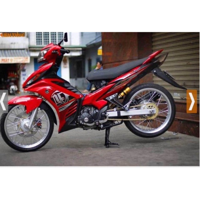 Tem rời exciter 2011 Lc dán xe đỏ tem chống nước ko bay màu