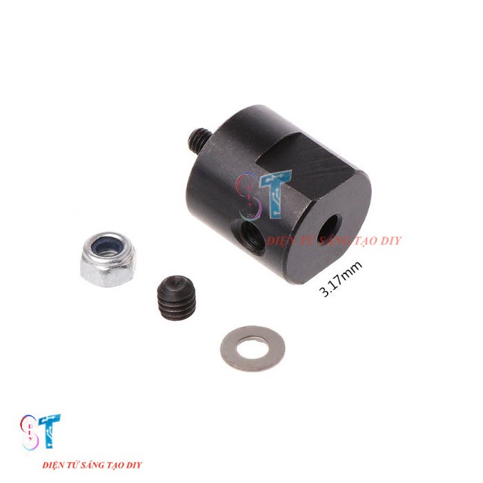 Trục Giữ Lưỡi Cắt, Mài Mini M3 Trục 3.17MM