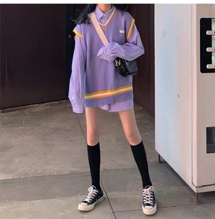 [ ẢNH THẬT Ở CUỐI] SET ÁO SƠ MI + GILE ULZZANG