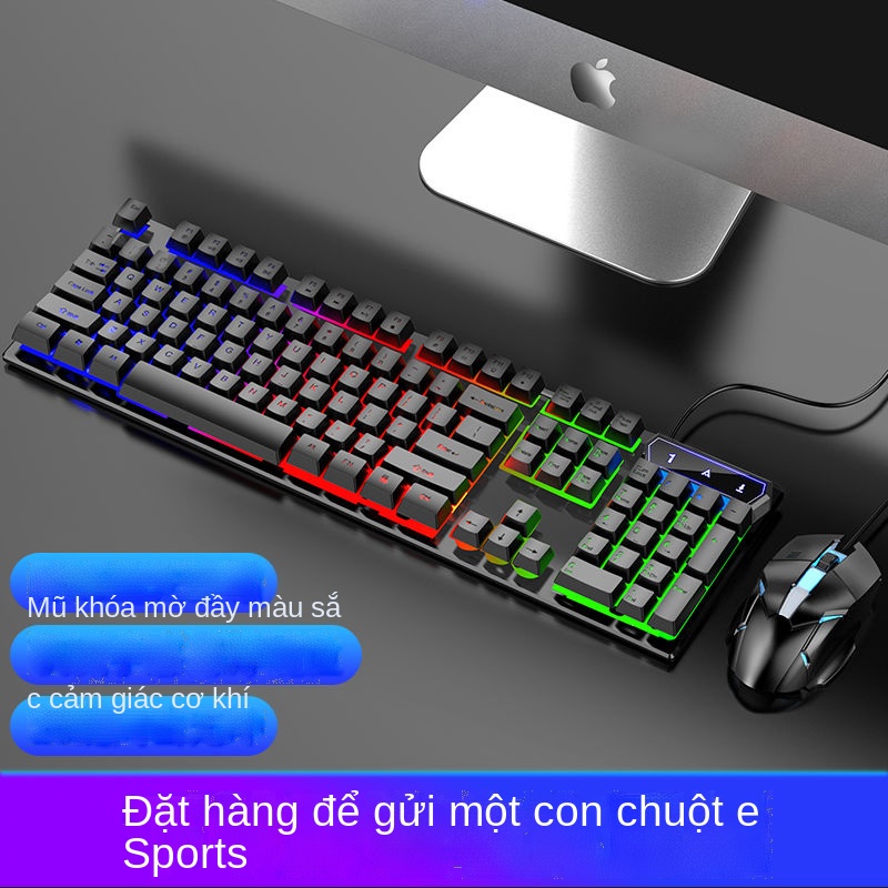 ✈☏ chất lượng cao Bộ Bàn Phím Gaming +Chuột Máy+tai nghe dây Kèm-Tính Con Báo Có LED 7 Màu Ấn Tượng
