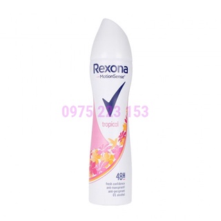 Xịt khử mùi cơ thể Rexona MotionSense Tropical 48h 150ml