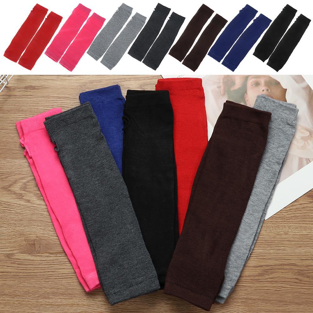 MUVAKO Găng Tay Len Hở Ngón Mùa Đông