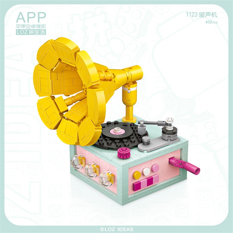 [Hàng Có Sẵn] Khối Xây Dựng Mini Đồ Chơi Giáo Dục Cho Bé Mẫu Mới Lạ Phong Cách retro 1123