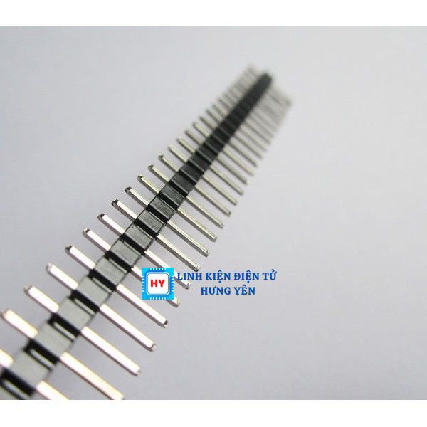 Hàng Rào Đực - Cái, Chân Thẳng, Chân Cong, 40 Chân (Header Jum 2.54 40Pin)