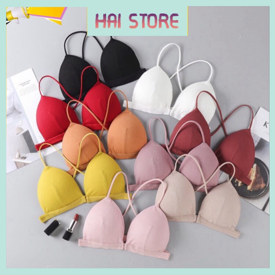 Áo Bra Gân Tăm Cài Trước , Dây Lưng Chéo Quyến Rũ 508