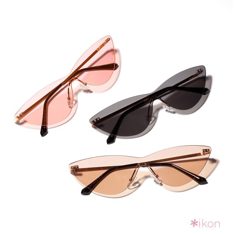 Kính mát gọng kim loại tròng trong suốt không viền nhiều màu | BigBuy360 - bigbuy360.vn