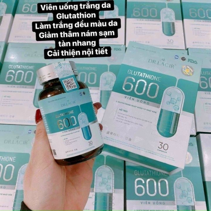 Viên uống trắng da Glutathione 600 Doctor Lacir chính hãng - Viên trắng da Dr Lacir