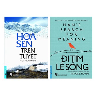 Sách - Combo Hoa sen trên tuyết + Đi tìm lẽ sống ( First News - Trí Việt )