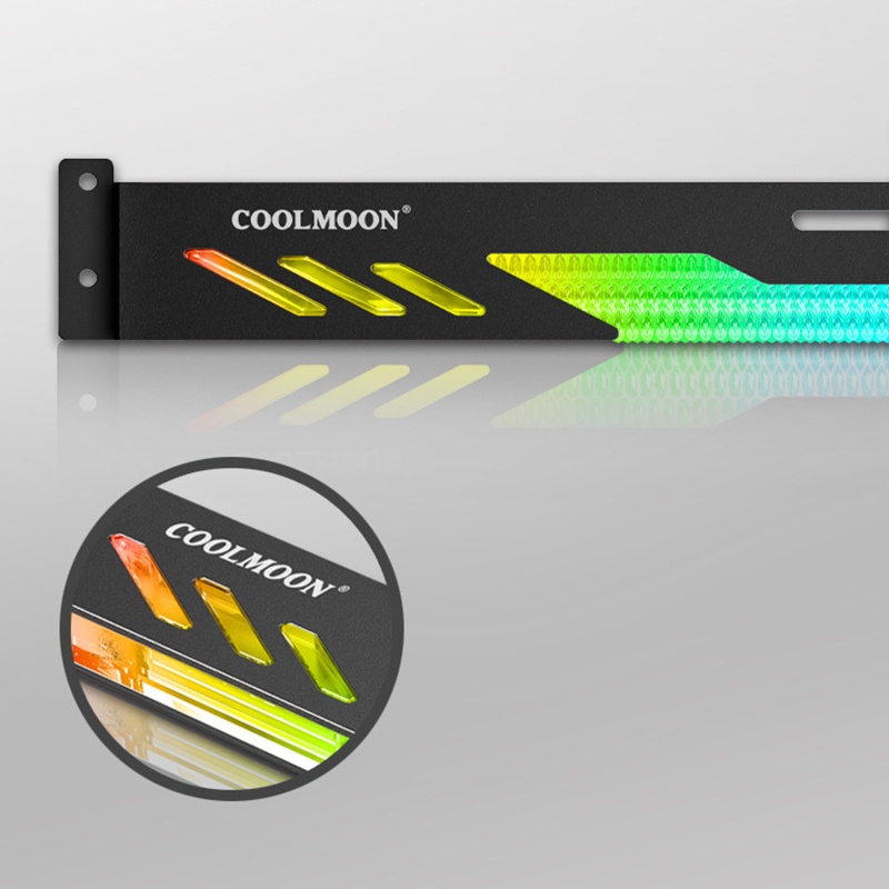 Khung Đồ Họa GT8 Hỗ Trợ RGB / ARGB / Card / Video Có Giá Đỡ ARGB AURA SYNC