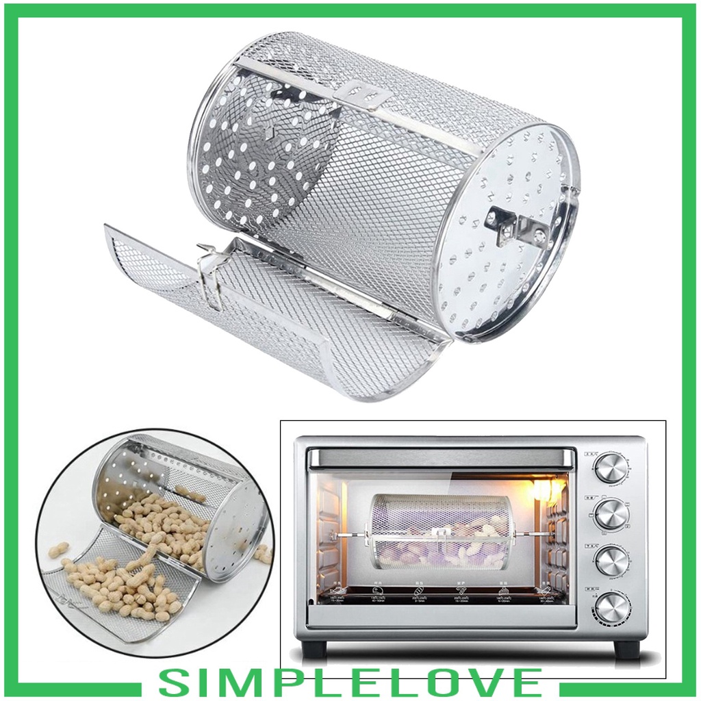 1 Vỉ Nướng Bằng Thép Không Gỉ Có Tay Cầm Màu Bạc Dùng Cho Lò Vi Sóng
