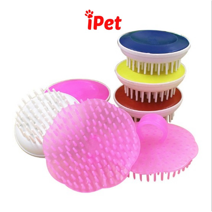 Bàn Chải Tắm Massage Cho Thú Cưng Chó Mèo - iPet Shop