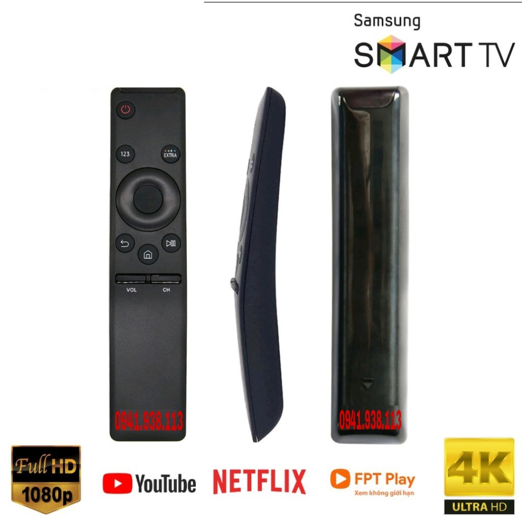 REMOTE, ĐIỀU KHIỂN TIVI SAMSUNG 4K SMART CONG,(HÀNG LOẠI 1 - KHÔNG VOICE - 7 NGÀY ĐỔI TRẢ)