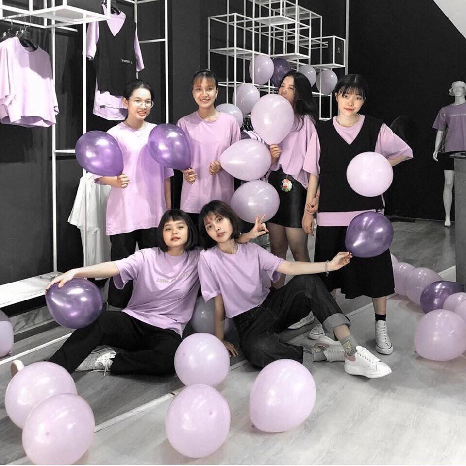 Áo thun màu tím môn UNISEX