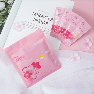 Bộ 15 Túi Mặt Nạ Ngủ Dưỡng Ẩm Chiết Xuất Hoa Anh Đào Thương Hiệu Laikou