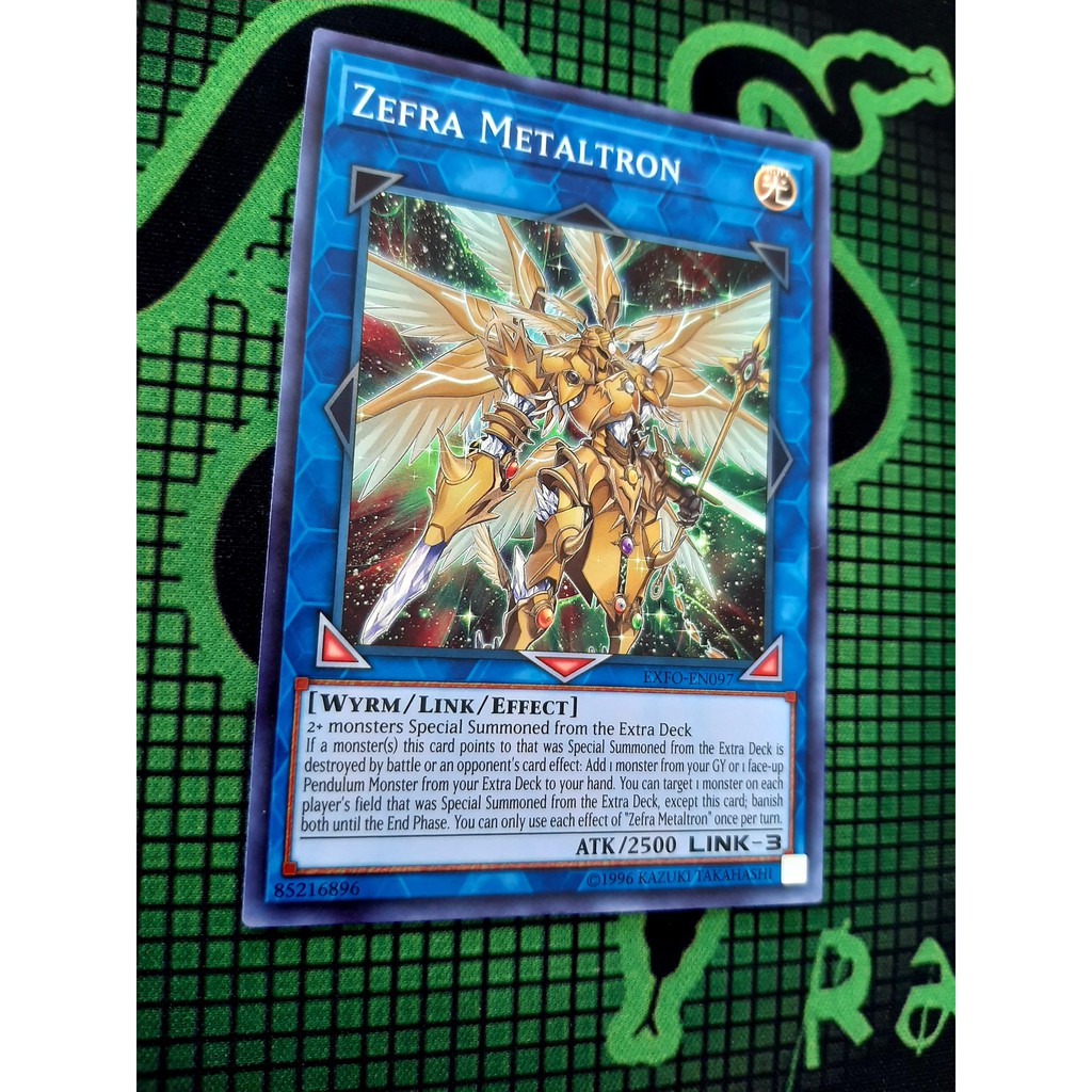 THẺ BÀI YUGIOH EXFO -Zefra Metaltron - EXFO-EN097 - Super Rare