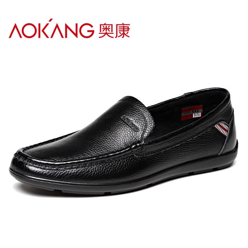 Giày lười Aokang da bò chính hãng