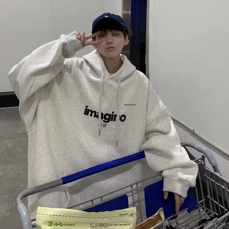 Áo hoodie In Họa Tiết Hoạt Hình Phong Cách Hàn Quốc Thời Trang Chất Lượng Cao Size M-5XL Dành Cho Nam