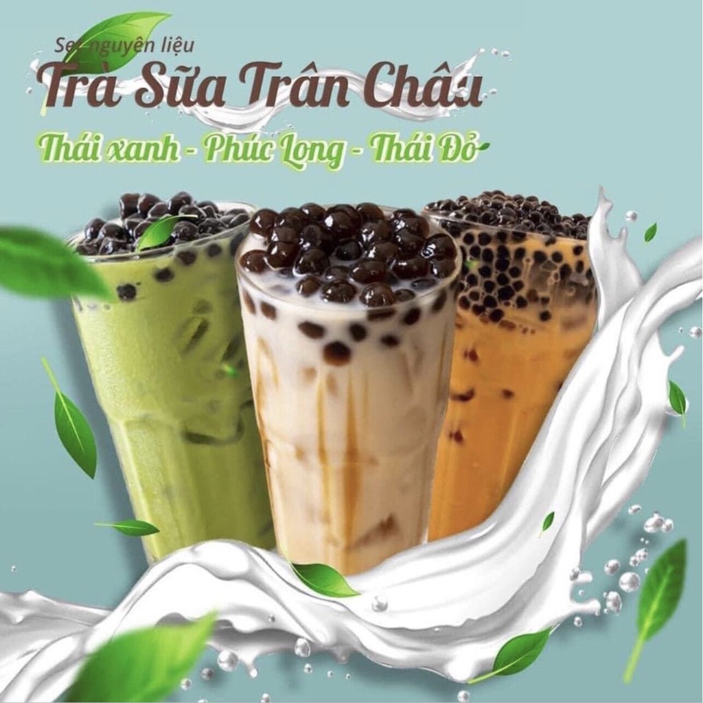 Set Pha Trà Sữa Trân Châu Pupding (Nấu 12-15 Ly) (NCFOOD)