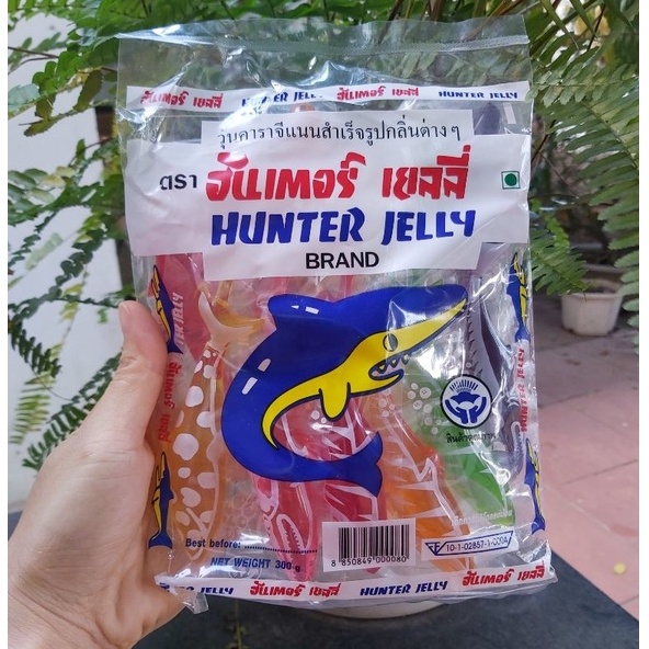 Thạch đông sương trái cây hình Cá Mập Hunter Jelly 300g