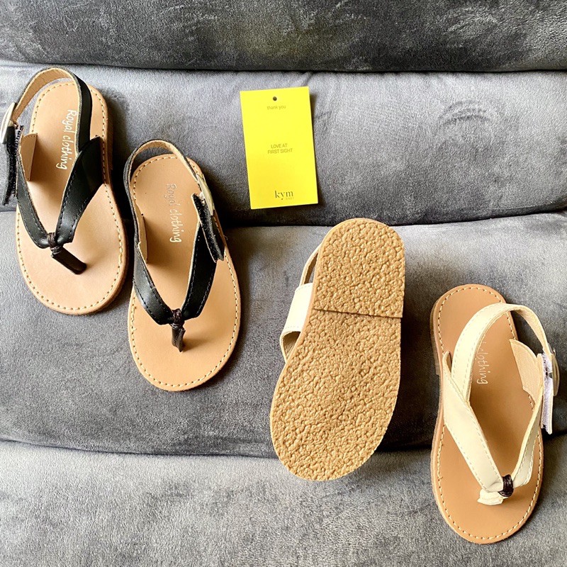 [LƯU Ý XEM KĨ BẢNG SIZE] Giày sandal xỏ ngón đế lót da cao cấp và chống trượt cho bé G809