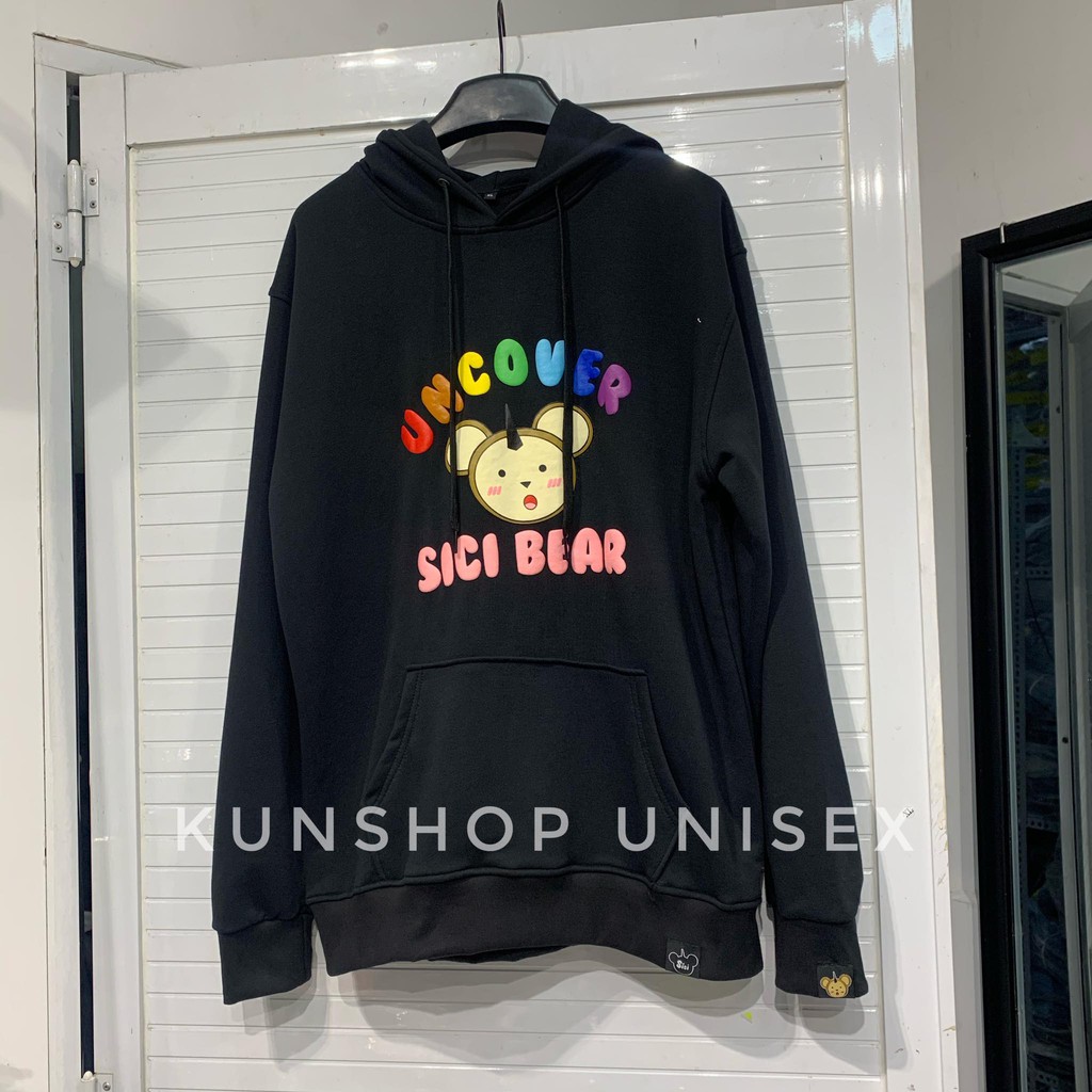 Áo hoodie Sici Uncover Full tag nam nữ 3 màu áo khoác nỉ hoodie uncover basic unisex