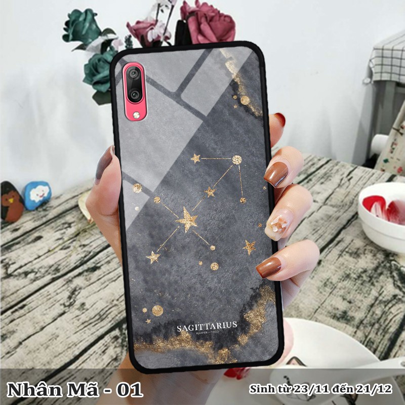 Ốp lưng kính 3D Huawei Y7 Pro 2019 cung hoàng đạo