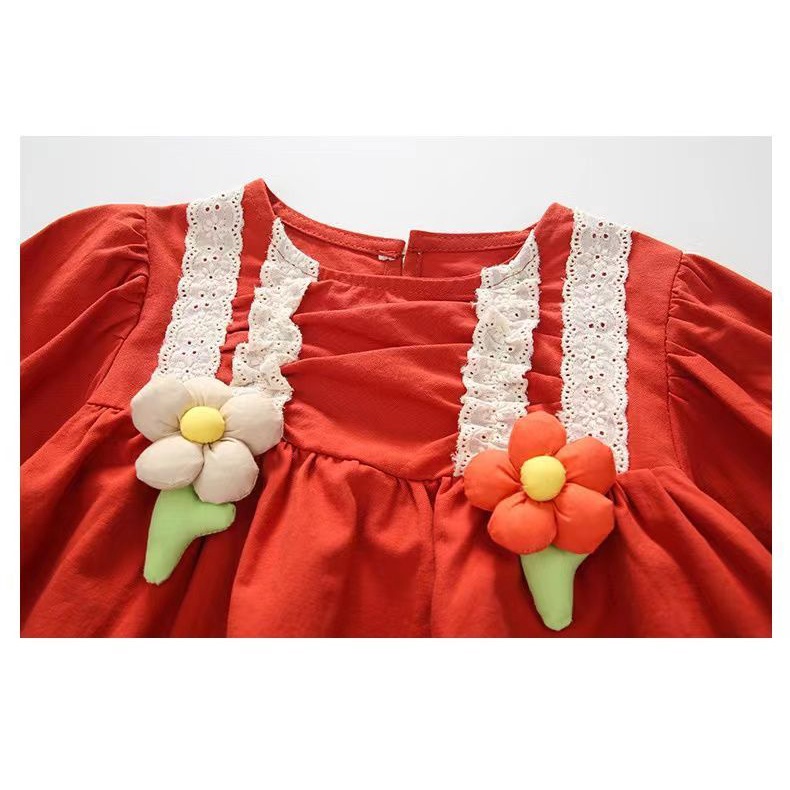 Áo Sơmi DàI Tay Dễ Thương Cho Bé GáI