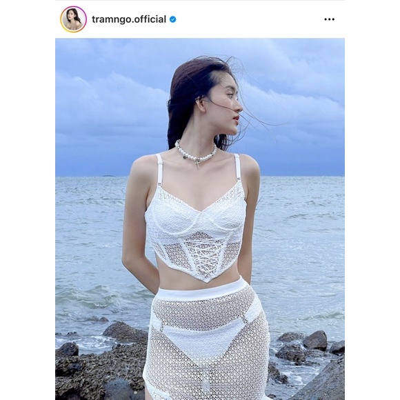 set đi biển Havana lưới siêu xinh
